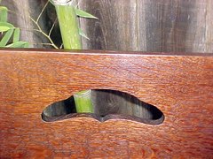Close-up cut-out detail Limbert Cafe Chair